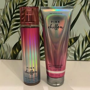 - Bath and Body Works- Pink Chiffon 2p Set